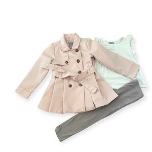 Tahari Trench Coat Ensemble, 4T